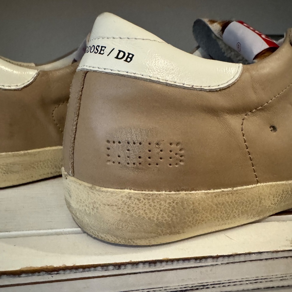 Golden Goose Superstar Tan Leopard Leather Sneakers Women's Size 39 - Picture 13 of 13